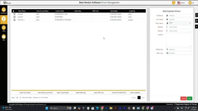 Driver Management
