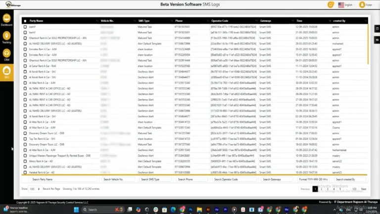 Communication Logs