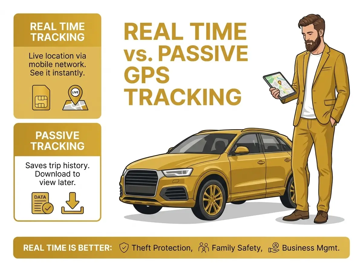 Real Time vs. Passive Tracking