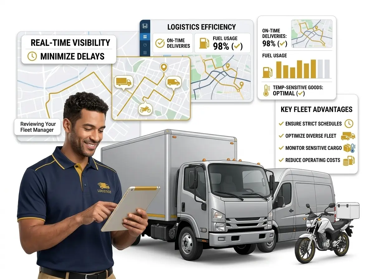GPS Tracking for Logistics & Delivery Companies in UAE