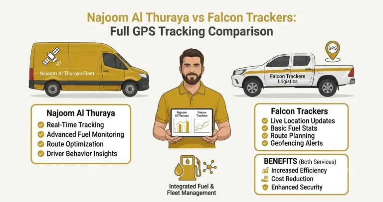 Najoom Al Thuraya vs Falcon Trackers: Full GPS Tracking Comparison