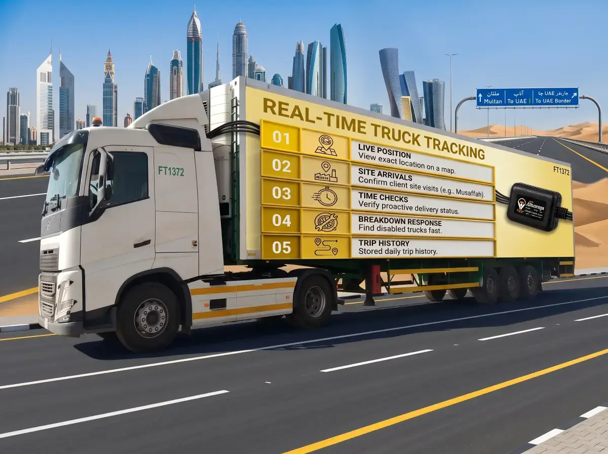 Real-Time Truck Location Tracking